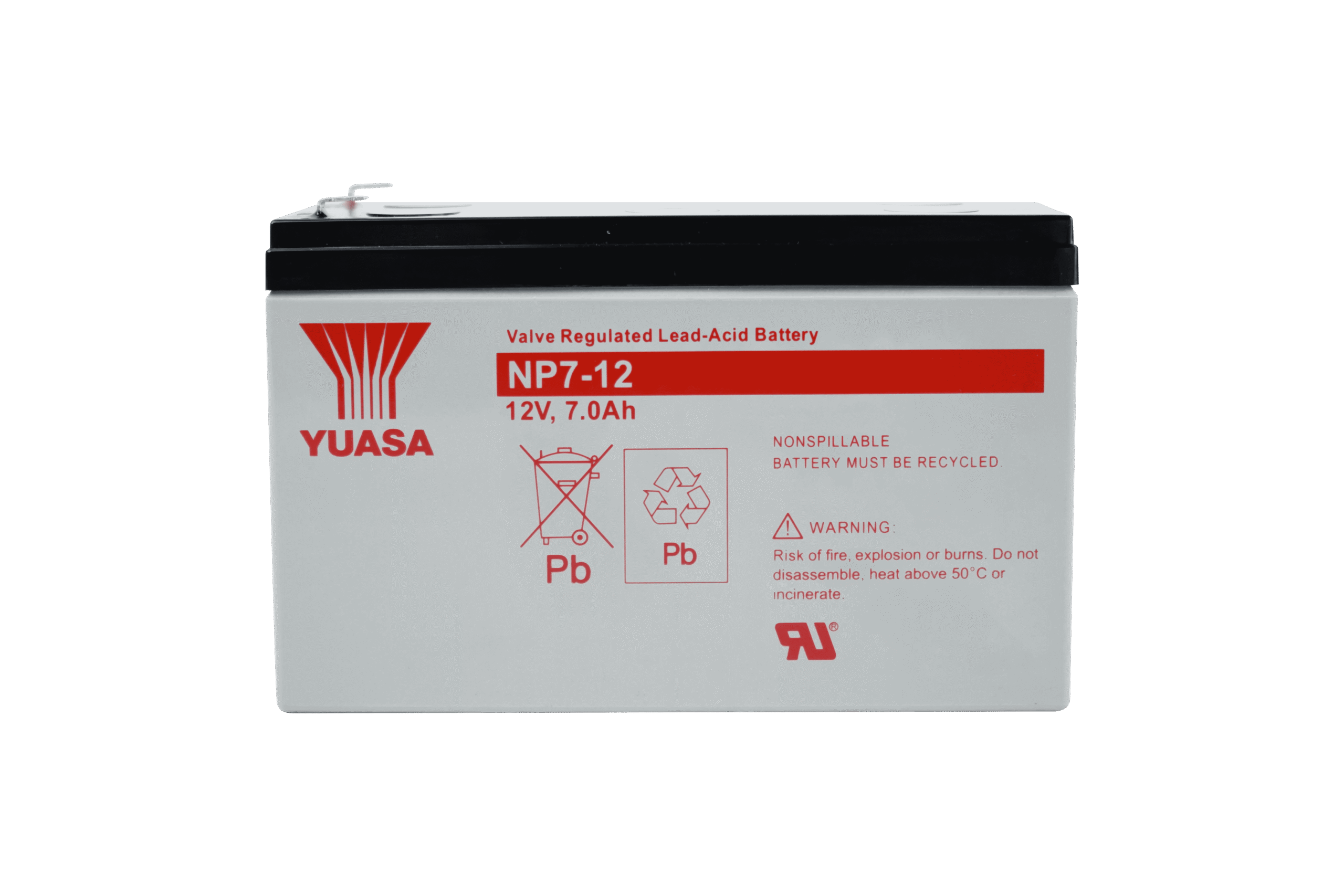 Yuasa NP7-12 12V 7Ah VRLA Battery