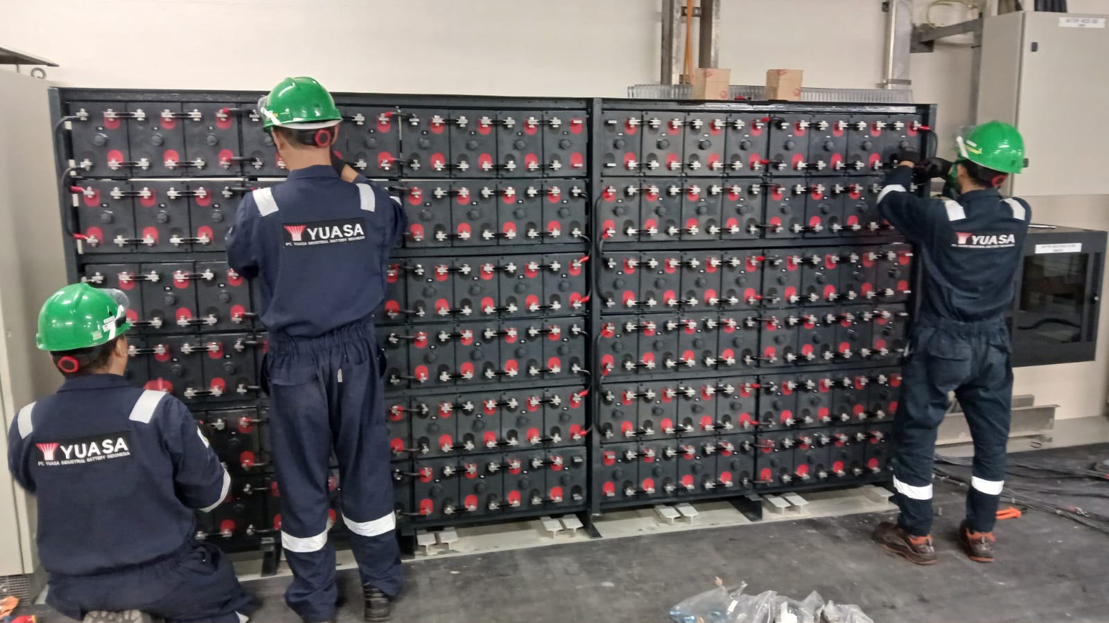 YUASA battery installation service