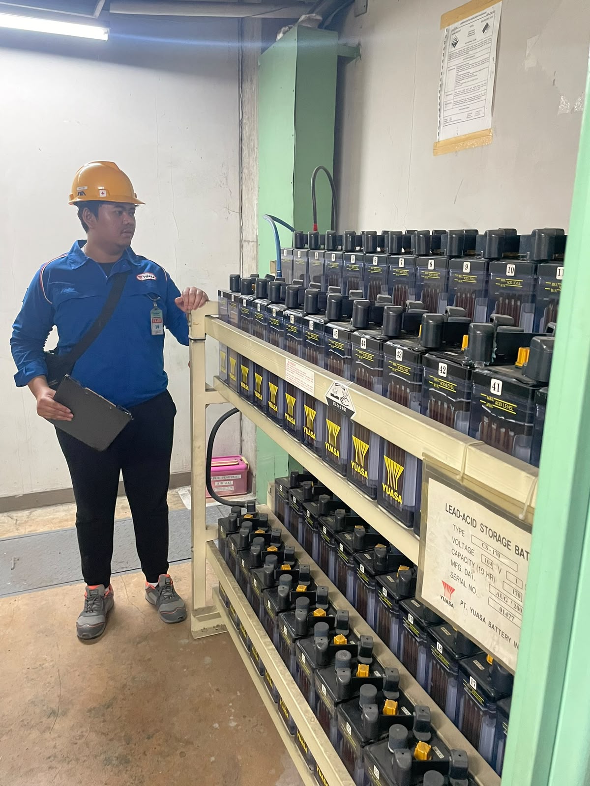 YUASA battery maintenance service